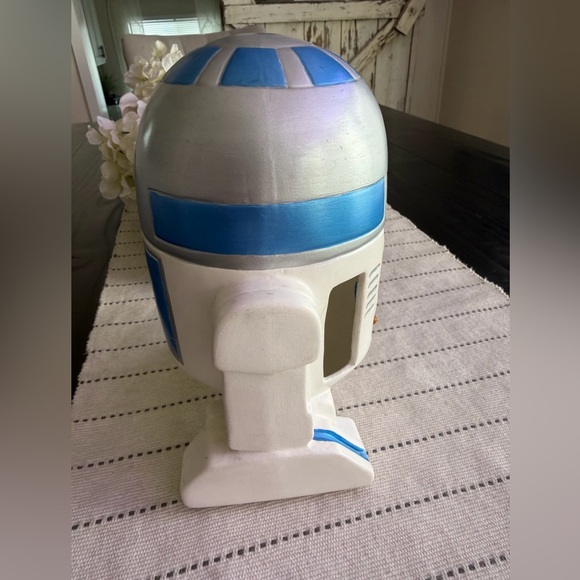 Vintage Rare Collectible R2D2 Ceramic Lamp Figurine - Picture 4 of 7
